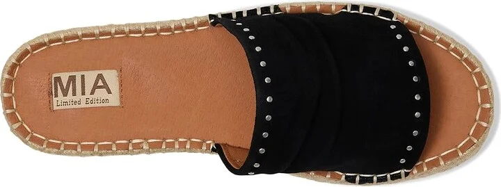 MIA MLE-Dahya Women's Wedge Shoes Black : 9 M, Suede - Image 2