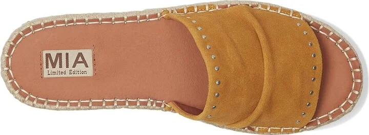 MIA MLE-Dahya Women's Wedge Shoes Mustard : 10 M, Suede - Image 2