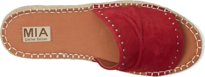 MIA MLE-Dahya Women's Wedge Shoes Mustard : 10 M, Suede - Image 8