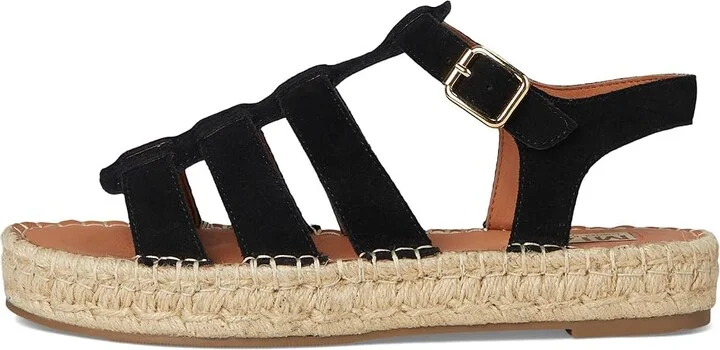 MIA MLE-Danette Women's Wedge Shoes Black : 7.5 M, Suede - Image 6