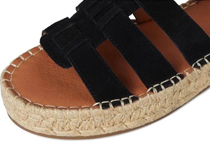 MIA MLE-Danette Women's Wedge Shoes Black : 7.5 M, Suede - Image 7