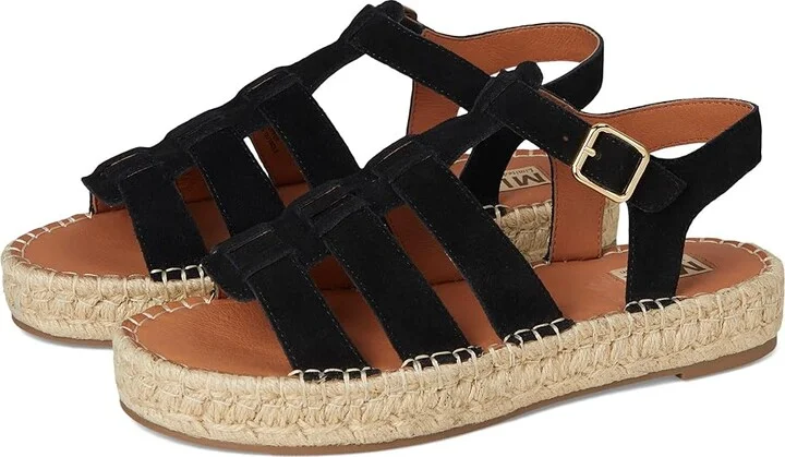MIA MLE-Danette Women's Wedge Shoes Black : 7.5 M, Suede