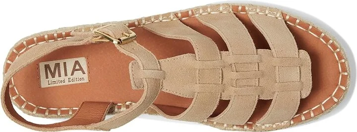 MIA MLE-Danette Women's Wedge Shoes Natural : 8 M, Suede - Image 2