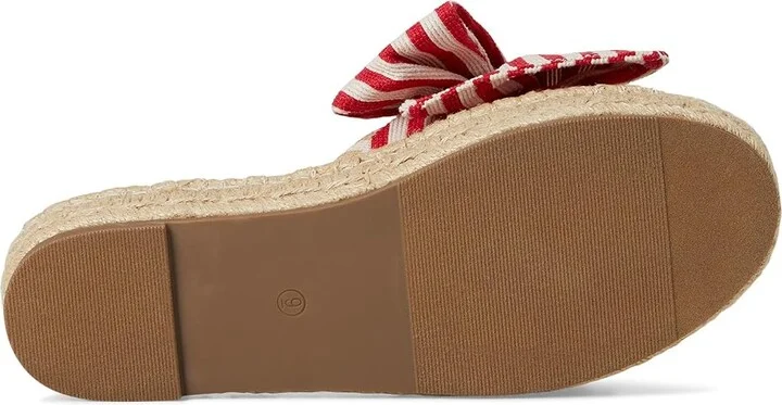 MIA MLE-Danielle Women's Dress Sandals Red/Natural : 8 M, Canvas - Image 3