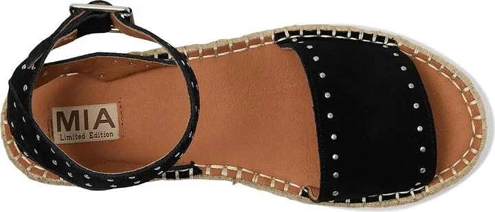 MIA MLE-Diosa Women's Wedge Shoes Black : 7.5 M, Faux Leather - Image 2