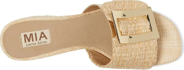 MIA MLE-Idania Women's Sandals Natural/Gold : 7.5 M, Leather - Image 2
