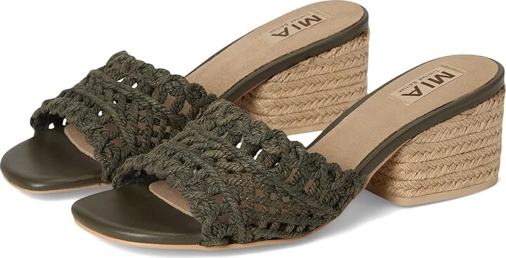 MIA MLE-Idella Women's Sandals Khaki : 6.5 M