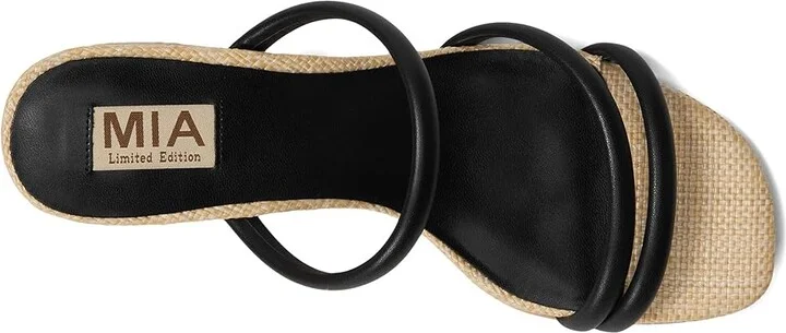 MIA MLE-Inara-L Women's Dress Sandals Black : 8 M, Leather - Image 2