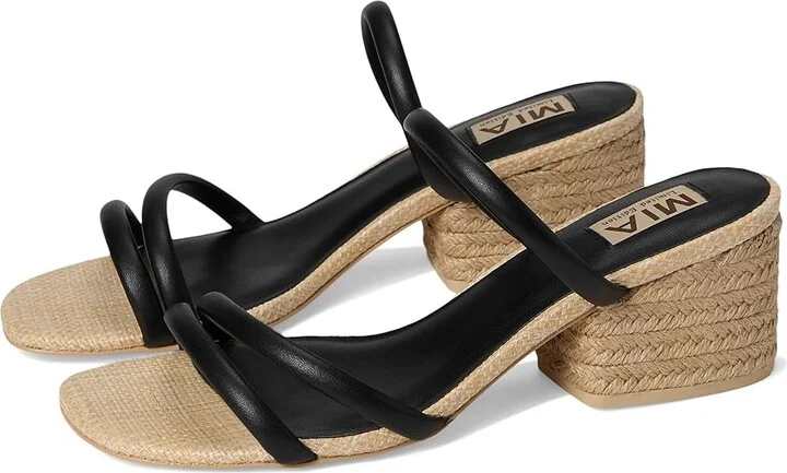 MIA MLE-Inara-L Women's Dress Sandals Black : 8 M, Leather