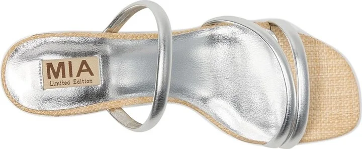 MIA MLE-Inara-L Women's Dress Sandals Silver : 6 M, Leather - Image 2