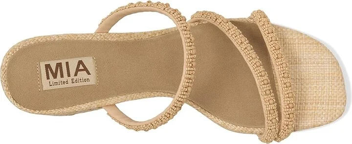 MIA MLE-Inara Women's Dress Sandals Natural : 8 M, Leather - Image 2