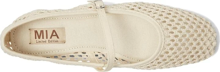 MIA MLE-Kora Women's Flat Shoes Natural : 6 M, Leather/Polyester - Image 2