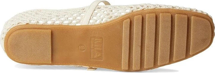 MIA MLE-Kora Women's Flat Shoes Natural : 6 M, Leather/Polyester - Image 3