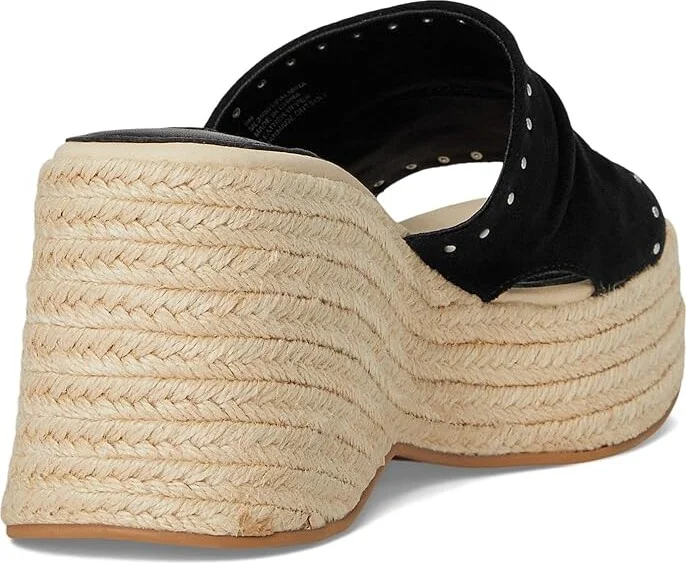 MIA MLE-Palmira Women's Wedge Shoes Black : 6.5 M, Suede - Image 4