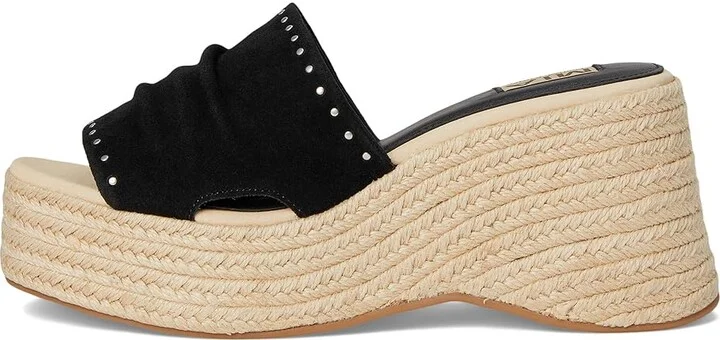 MIA MLE-Palmira Women's Wedge Shoes Black : 6.5 M, Suede - Image 6