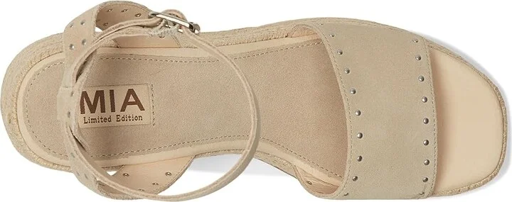 MIA MLE-Pascha Women's Wedge Shoes Sand : 8 M, Suede/Synthetic - Image 2