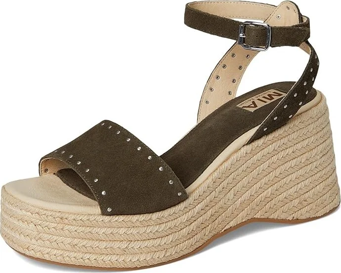 MIA MLE-Pascha Women's Wedge Shoes Sand : 8 M, Suede/Synthetic - Image 11