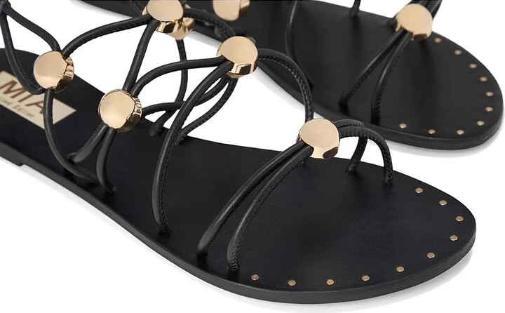MIA MLE-Teagen Women's Wedge Shoes Black : 6.5 M, Leather - Image 7