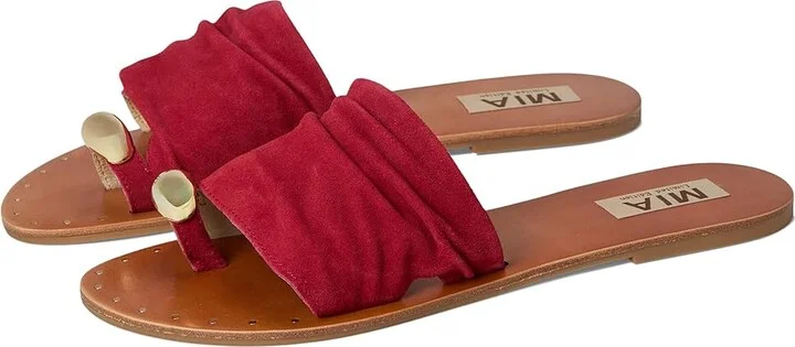 MIA MLE-Tiffani Women's Wedge Shoes Red : 6.5 M