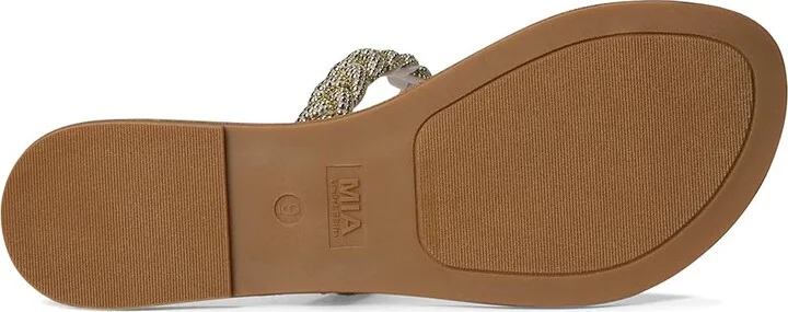MIA MLE-Toya Women's Sandals White : 8 M, Leather - Image 3