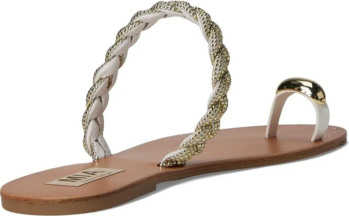 MIA MLE-Toya Women's Sandals White : 8 M, Leather - Image 4