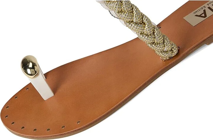 MIA MLE-Toya Women's Sandals White : 8 M, Leather - Image 7