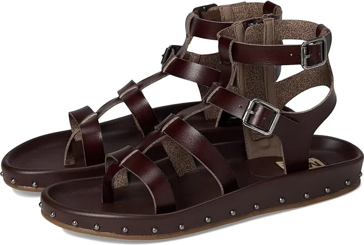 MIA MLE-Zahara Women's Wedge Shoes Dark Brown : 7 M