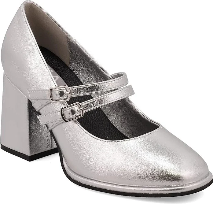 MIA Neela High Women's Heels Silver : 7.5 M, Leather