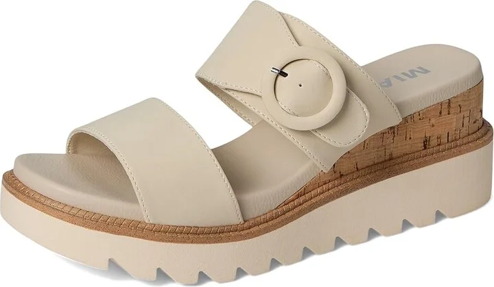 MIA Odal Women's Dress Sandals Seashell 1 : 10 M, Suede - Image 5