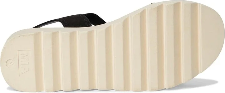 MIA Olany Women's Wedge Shoes Black : 8.5 M, Faux Leather - Image 3