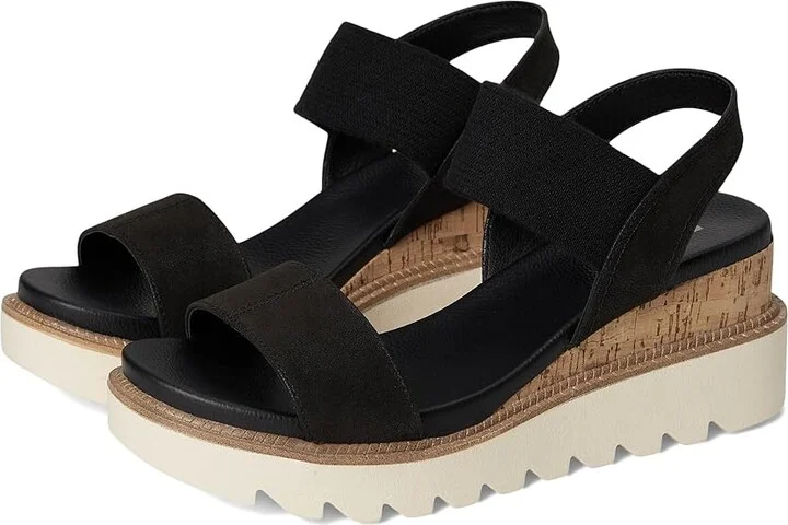 MIA Olany Women's Wedge Shoes Black : 8.5 M, Faux Leather