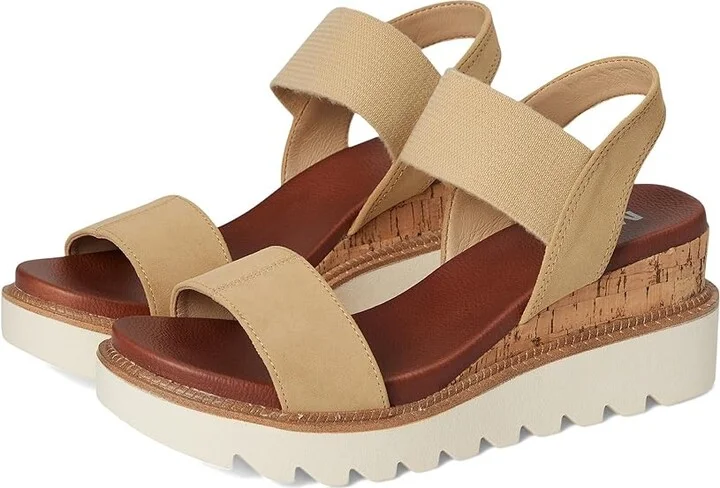 MIA Olany Women's Wedge Shoes Natural : 9 M, Faux Leather