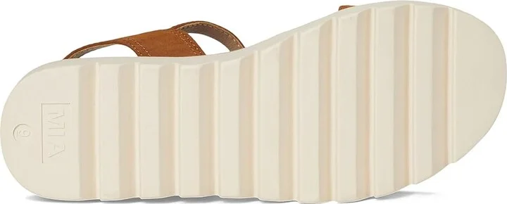 MIA Ophidia Women's Wedge Shoes Cognac : 9 M, Suede - Image 3