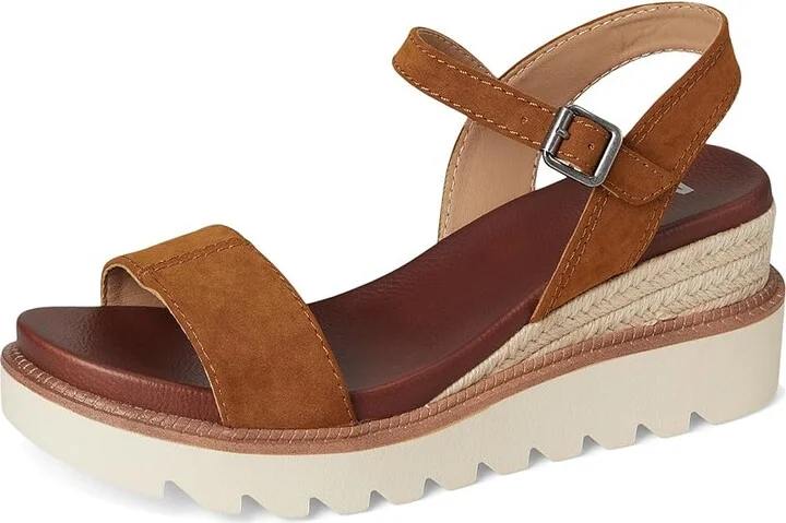 MIA Ophidia Women's Wedge Shoes Cognac : 9 M, Suede - Image 5