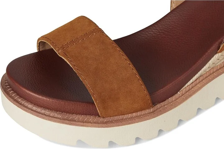 MIA Ophidia Women's Wedge Shoes Cognac : 9 M, Suede - Image 7