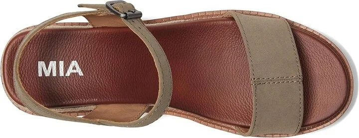 MIA Ophidia Women's Wedge Shoes Cognac : 9 M, Suede - Image 8
