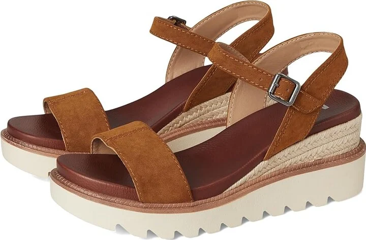MIA Ophidia Women's Wedge Shoes Cognac : 9 M, Suede