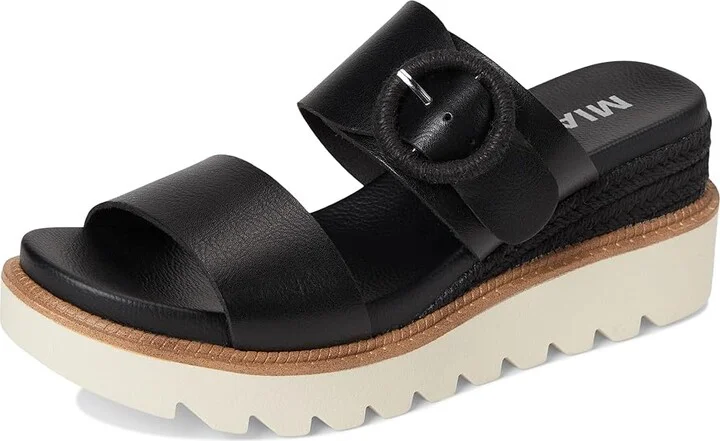 MIA Orla Women's Wedge Shoes Black : 8.5 M, Leather/Synthetic - Image 5