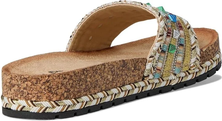 MIA Pailly Women's Wedge Shoes Gold : 7 M, Faux Leather - Image 4