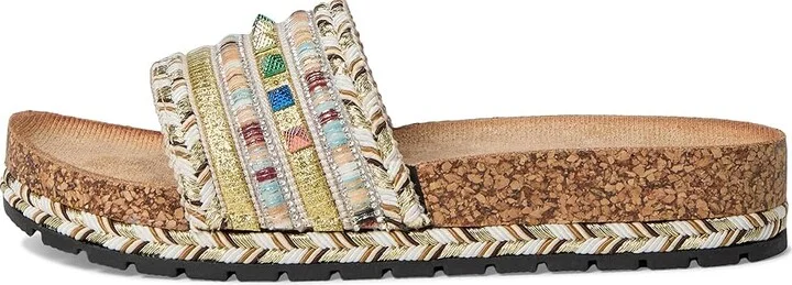 MIA Pailly Women's Wedge Shoes Gold : 7 M, Faux Leather - Image 6