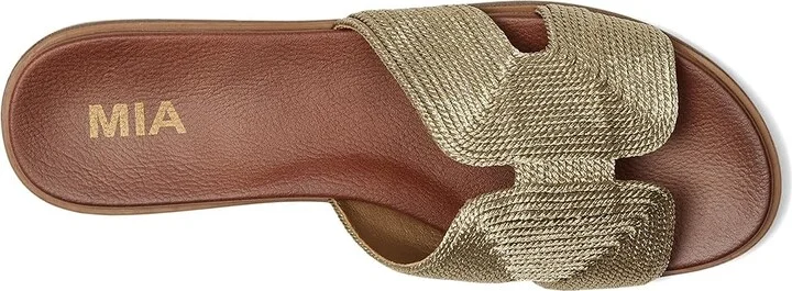 MIA Perri Women's Sandals Soft Gold : 6 M, Faux Leather - Image 2