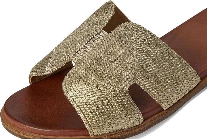 MIA Perri Women's Sandals Soft Gold : 6 M, Faux Leather - Image 7