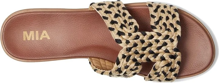 MIA Poet Women's Wedge Shoes Natural/Black : 10 M, Synthetic - Image 2