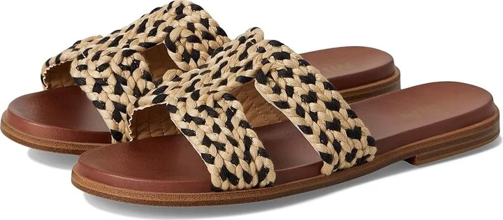 MIA Poet Women's Wedge Shoes Natural/Black : 10 M, Synthetic