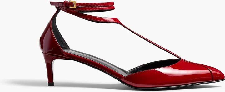 Mia Pump in Fire Red Patent Leather