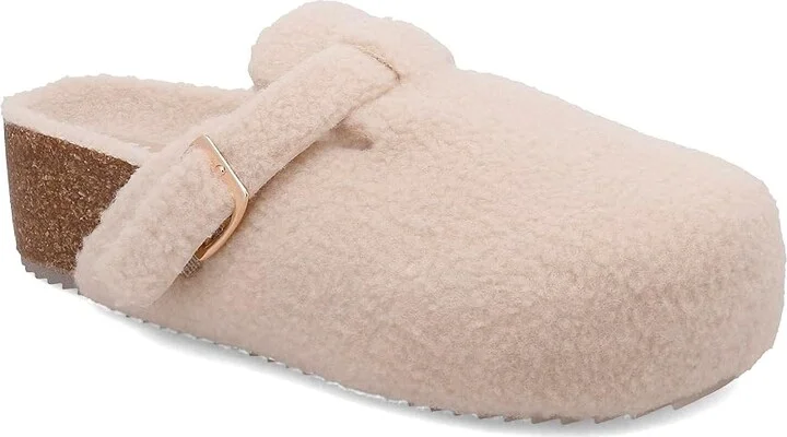 MIA Qwest Women's Flat Shoes Natural : 8.5 M, Faux Fur