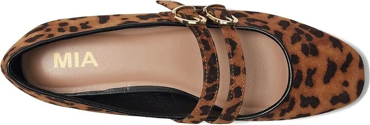 MIA Radia-N Women's Flat Shoes Leopard Print : 6.5 M, Faux Leather - Image 2