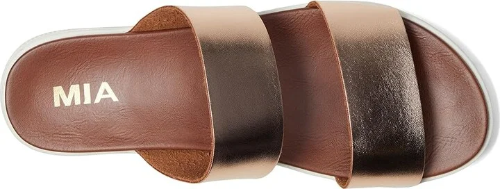 MIA Saige Women's Sandals Rose Gold : 6 M, Faux Leather - Image 2