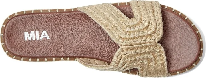 MIA Sirah Women's Sandals Natural : 7.5 M, Faux Leather - Image 2