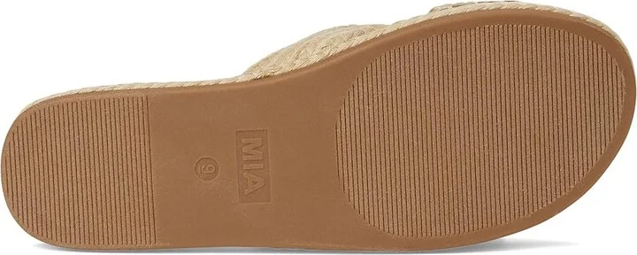 MIA Sirah Women's Sandals Natural : 7.5 M, Faux Leather - Image 3